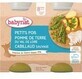 Menu Babybio piselli e patate con merluzzo 2 x 200 g