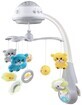 Baby Mix Carousel sopra il lettino con proiettore di luce grigio