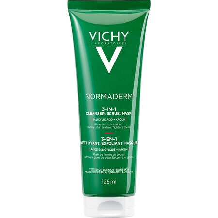 Vichy Normaderm 3in1 Detergente 125 ml