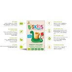 Belkorn BISkids Biscotti morbidi biologici per bambini con purea di mela senza zuccheri aggiunti 34% di frutta 150 g