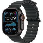 Apple Watch Ultra 2 (2024) 49mm, Black Titanium with Black Ocean Strap