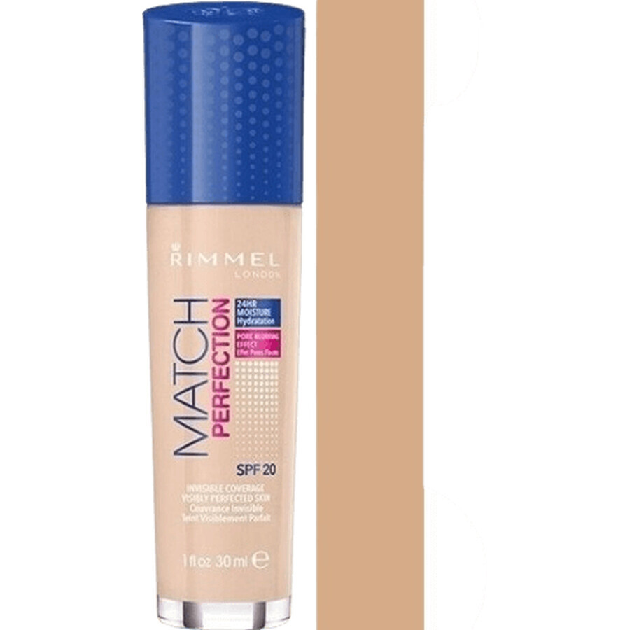 Rimmel London Match Perfection Foundation SPF20 make-up 300 Sand 30 ml