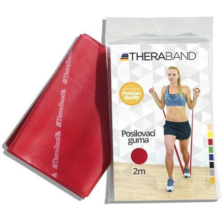 Theraband Gomma di rinforzo 2 m rosso (medio)