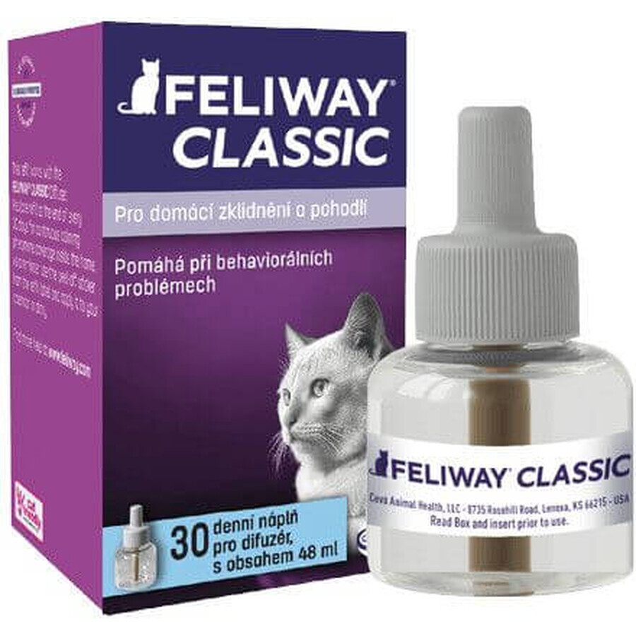 Feliway Classic lettiera sostitutiva per gatti, 48 ml