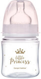 Canpol babies EasyStart ROYAL BABY biberon anticolica largo 120 ml ROYAL BABY rosa