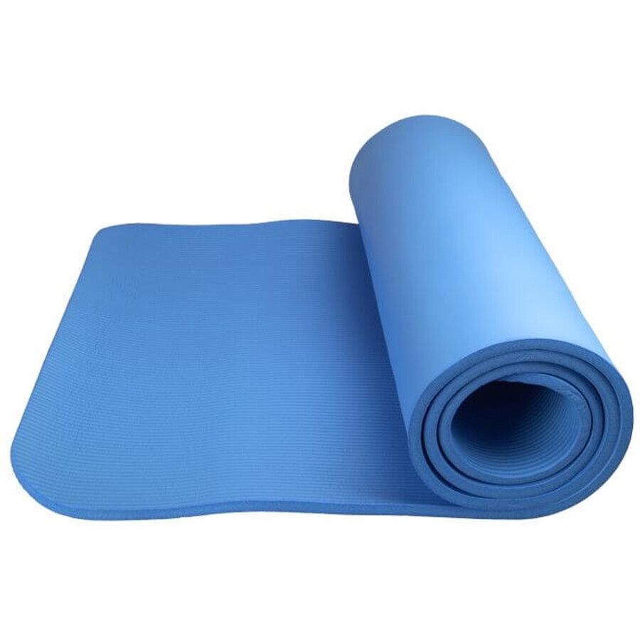 Power System Exercise mat - FITNESS YOGA MAT PLUS Blue