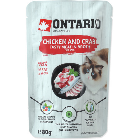 Ontario Chicken and crab in broth 80 g