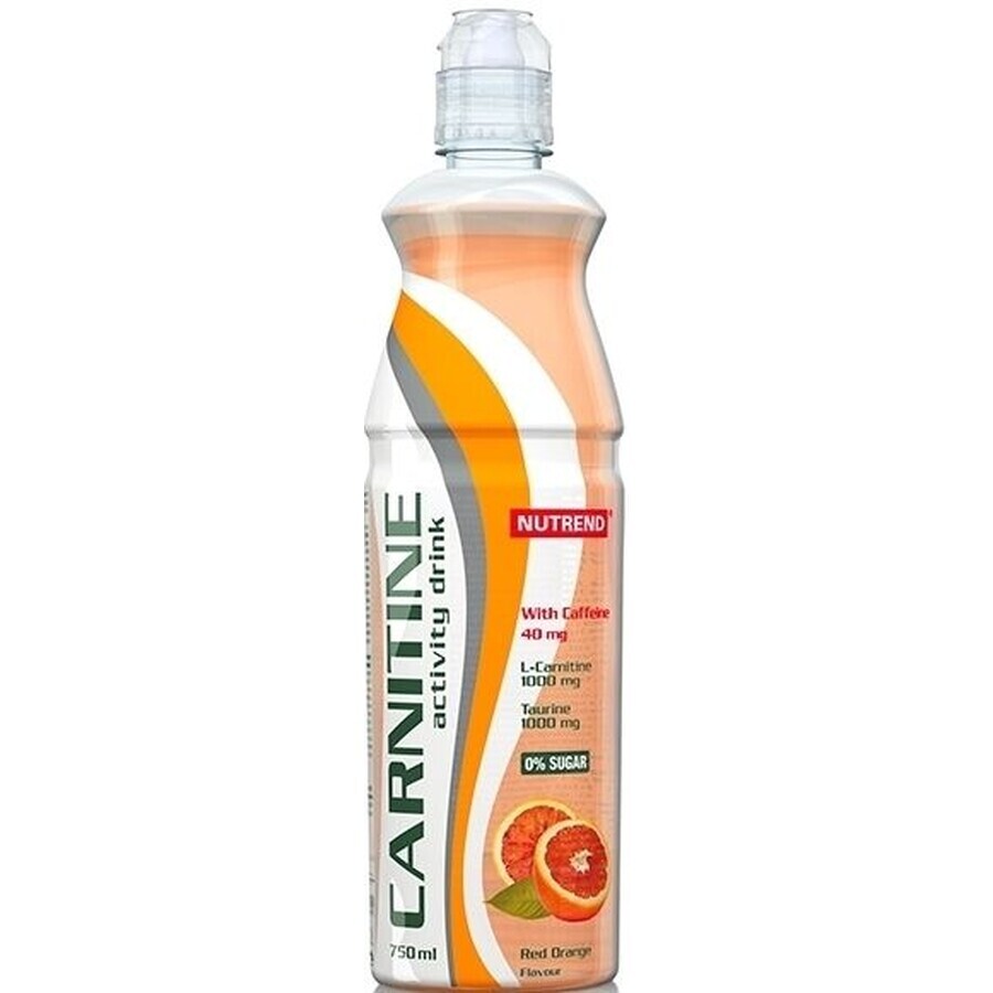 Nutrend CARNITIN CARNITIN DRINK with caffeine, red orange 750 ml