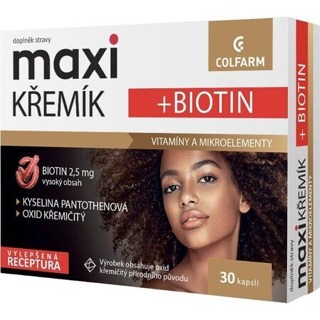 Colfarm maxi Crema + Biotina, 30 capsule