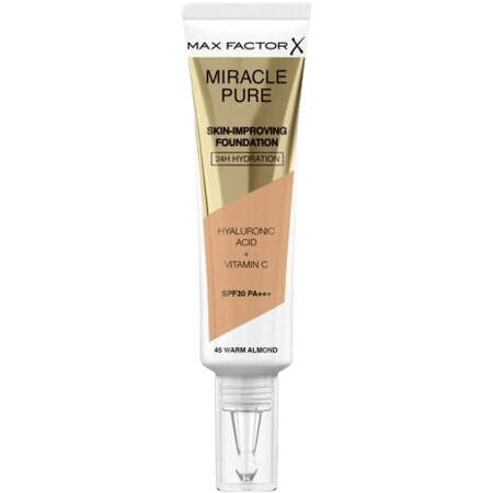 Max Factor Miracle Pure Trucco a lunga durata 45 Mandorla calda 30 ml