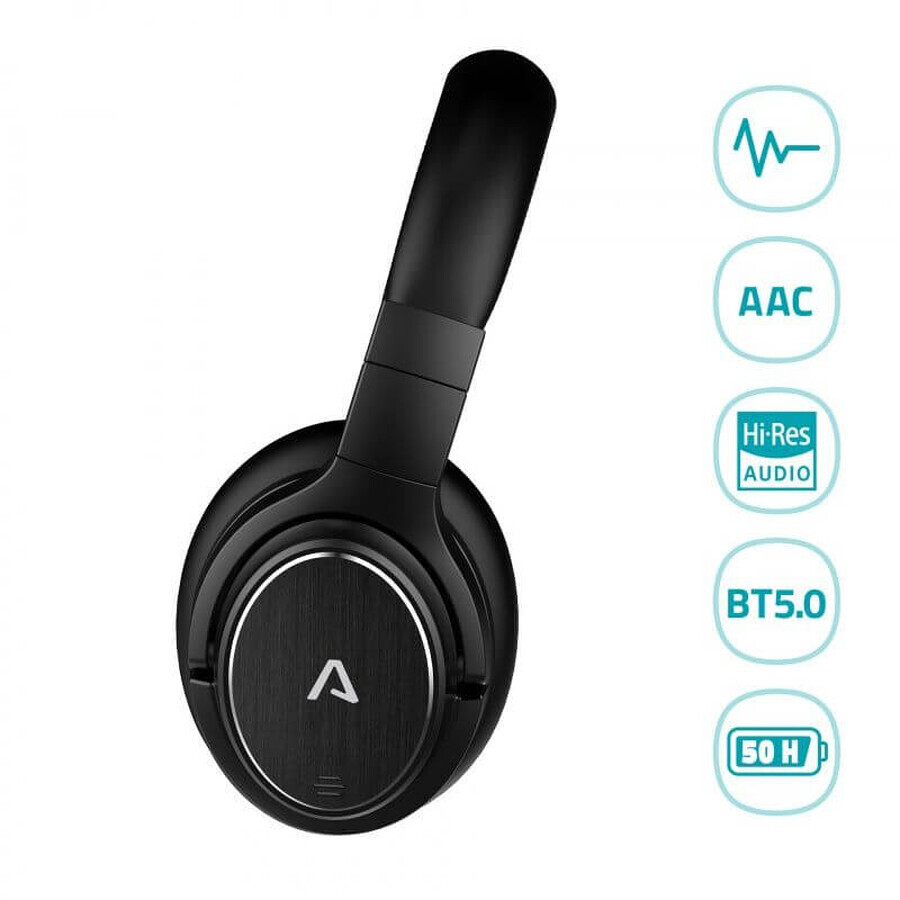 LAMAX NoiseComfort ANC wireless headphones, black