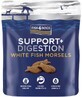 Fish4Dogs Crocchette per cani per il supporto digestivo con pezzi di pesce bianco 225 g