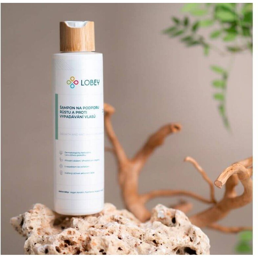 Lobey Shampoo per favorire la crescita e l'aspetto dei capelli 200 ml