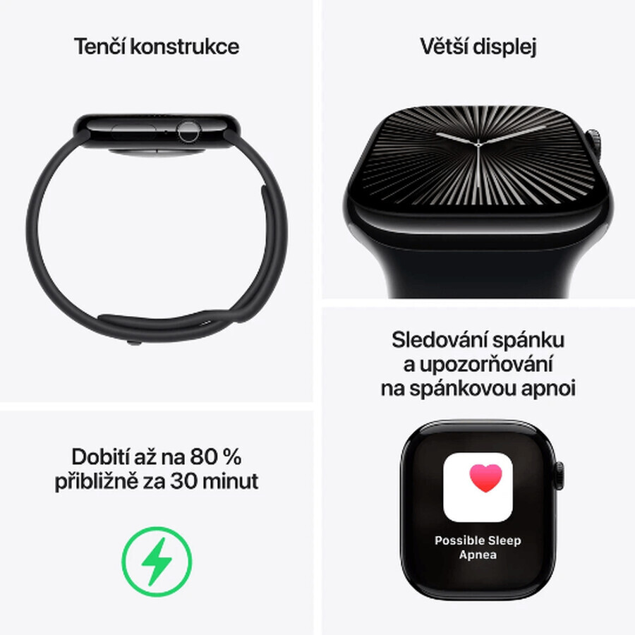 Apple Watch Series 10 GPS + Cellular 46mm Natural Titanium Case with Natural Milanese Loop - M/L