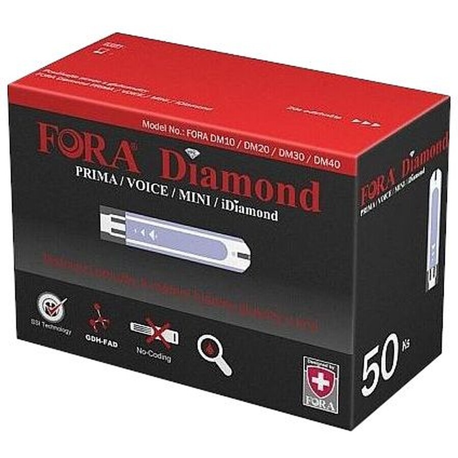 Fora Diamond Strisce reattive per glucometri Diamond. 50 pezzi