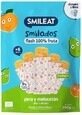 Smileat Gelato biologico 100% frutta da congelare pere e pesche 6M+ 250 g