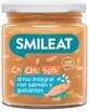 Smileat Salmone biologico con riso integrale e verdure con olio extravergine di oliva 10M+ 230 g