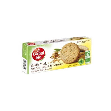 Bio Biscotti con Miele e Limone, 132 g, Cereali