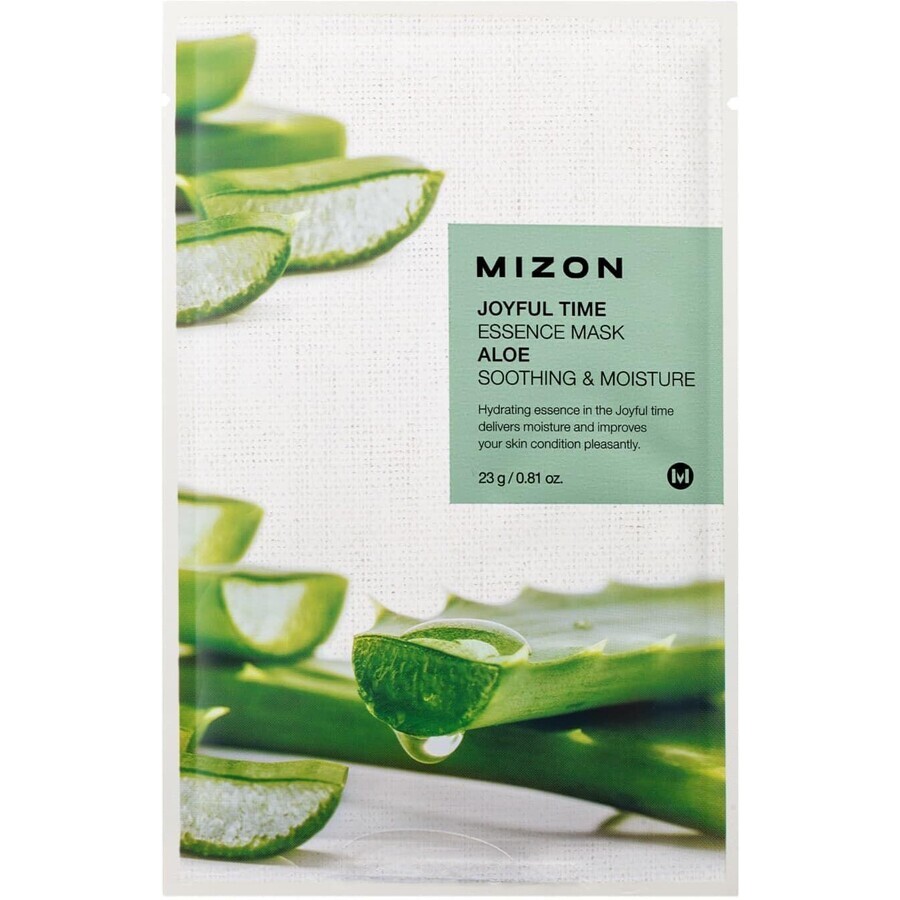 Mizon Joyful Time Aloe Vera Sheet Maschera lenitiva e idratante 23 g