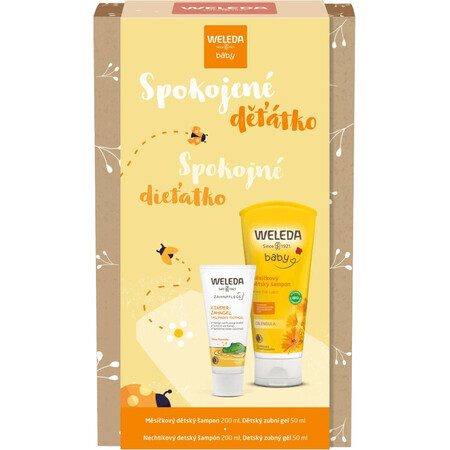 Weleda Satisfied shampoo per bambini + gel per i denti