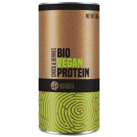 VanaVita Bio Vegan Protein Schokolade & Beeren 600 g