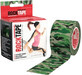 Nastro kinesiologico RockTape Design, verde mascherato 5 m