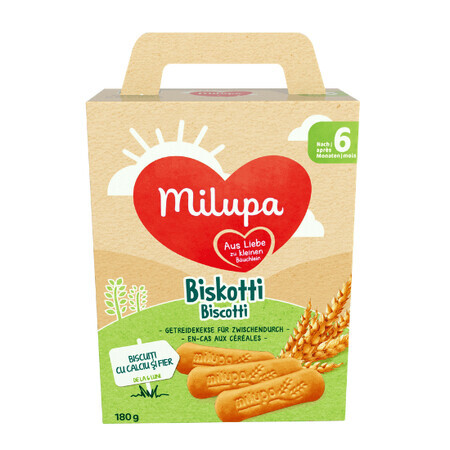 Biscotti Biscotti, +6 mesi, 180 g, Milupa