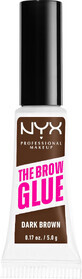 NYX Professional Makeup Brow Glue Stick 04 Brow Glue Gel marrone scuro, 5 g