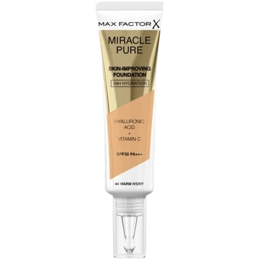 Max Factor Miracle Pure Trucco a Lunga Durata 44 Avorio Caldo 30 ml