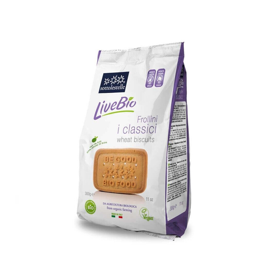 Biscotti classici LiveBio, 300 gr, Sottolestelle