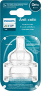 Philips Avent Succhietto anticolica per biberon n.1, flusso neonato, 0m+ 2 pz.