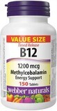 Webber Naturals Vitamina B12 1200 mcg 150 compresse