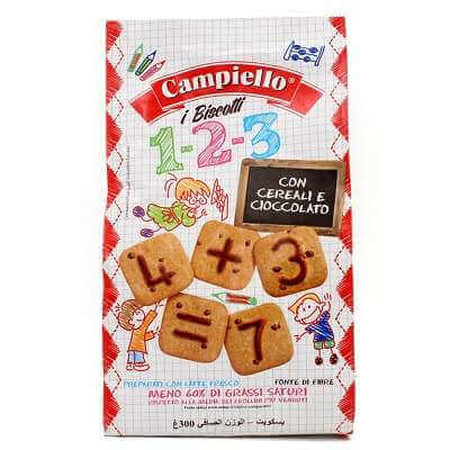 Cereal and chocolate biscuits, 300 g, Campiello