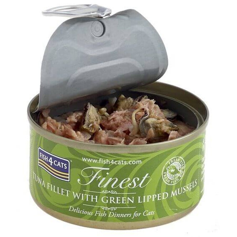 Fish4Cats Croquettes pour chats Finest Tuna with mussels 70 g