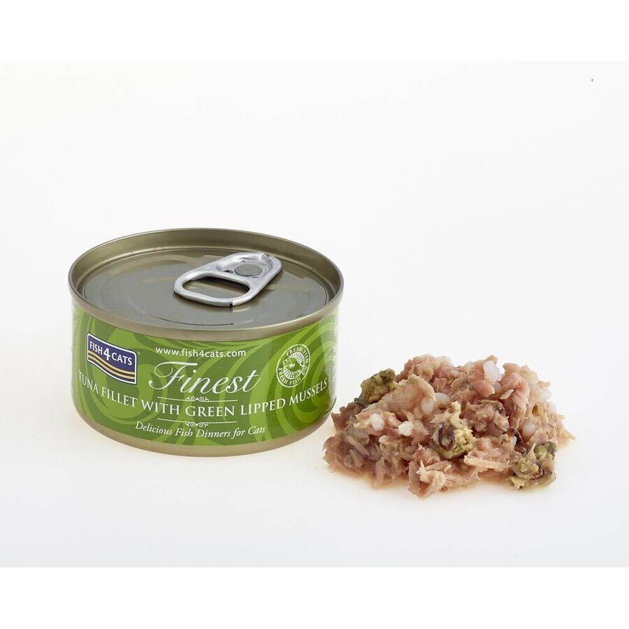 Fish4Cats Croquettes pour chats Finest Tuna with mussels 70 g