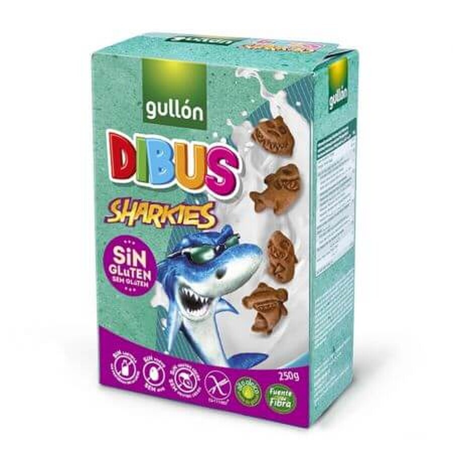 Glutenvrije biscuits Dibus Sharkies, 250g, Gullon