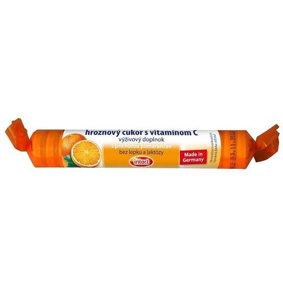 Zucchero d'uva intatto con vitamina C e aroma di arancia 1 x 40 g