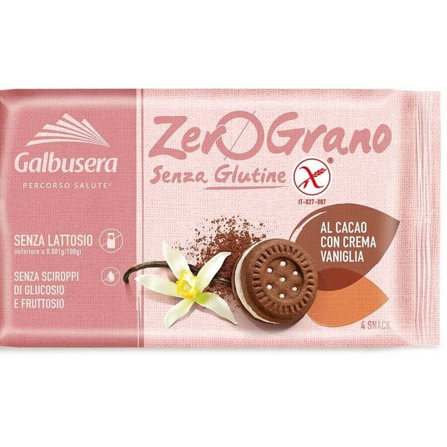 ZeroGrano Frollini Con Cacao E Crema Alla Vaniglia Senza Glutine 160g