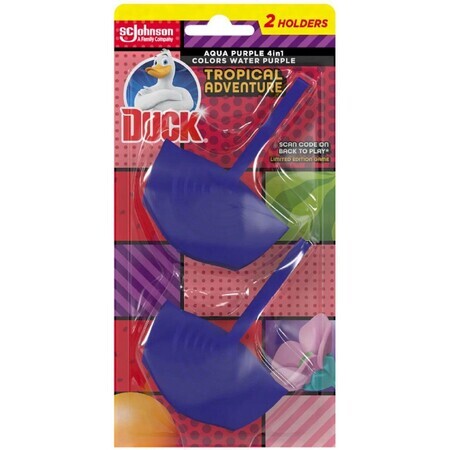 Duck Tropical Adventure Toilet Blot 2 x 36 ml