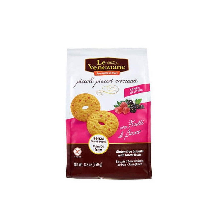 Biscuits with berries, 250 gr, Le Veneziane