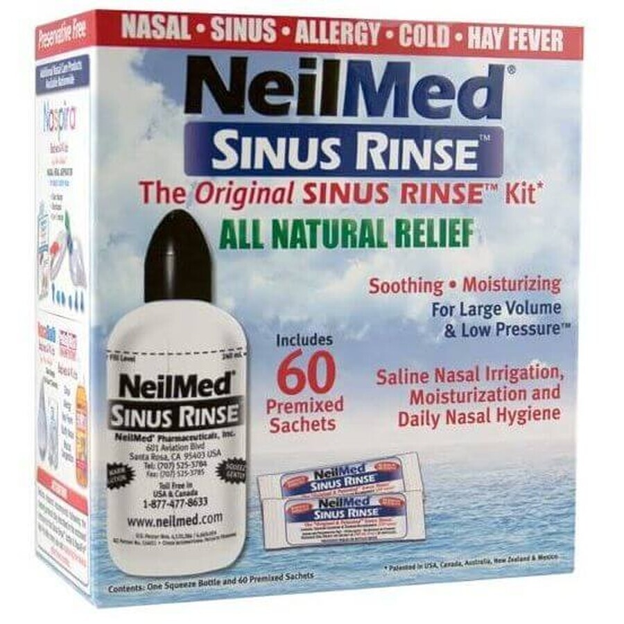 NeilMed Sinus Rinse Isotonic + 60 bustine 240 ml