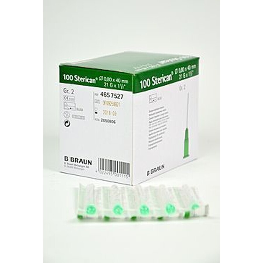 B.Braun BB Sterican ac verde 0,8x40 mm 100 pz.