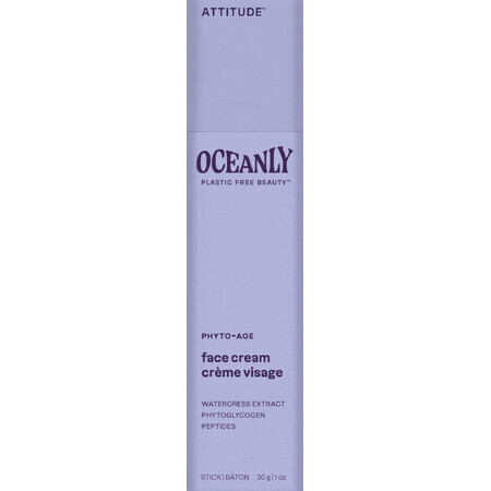 Attitude Oceanly Solid Crema anti-età con peptidi 30 g