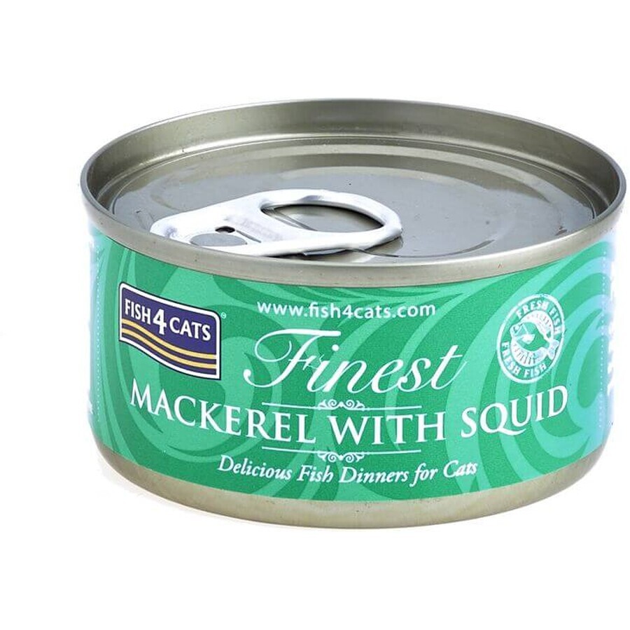 Fish4Cats Croquettes pour chats Finest mackerel with squid 70 g