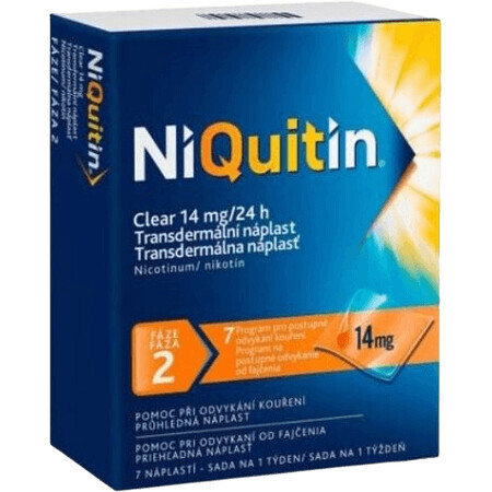 NiQuitin Clear 14 mg/24 h 7 Stück