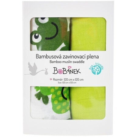 Bobanek Bamboo Wrap Nappy Duo Pack - Happy Flip Flops 2 pz.