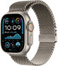 Apple Watch Ultra 2 (2024) 49 mm, titanio naturale con impugnatura milanese in titanio naturale M