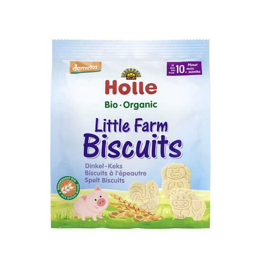 Biscuiti din spelta Mica ferma, 100g, Holle