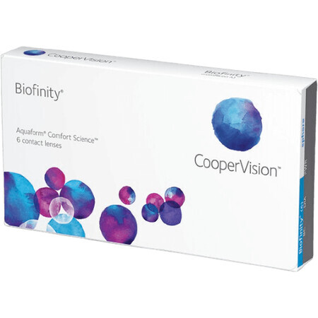 Lenti a contatto Biofinity -0,50 diottrie 6 pz.