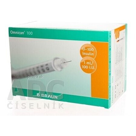 B.Braun BB BB Omnican siringa 100 ml, ago 0,30x12 mm 100 pz.